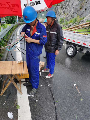 防御臺風“黑格比”——溫州電信緊急行動保障通信設備修復